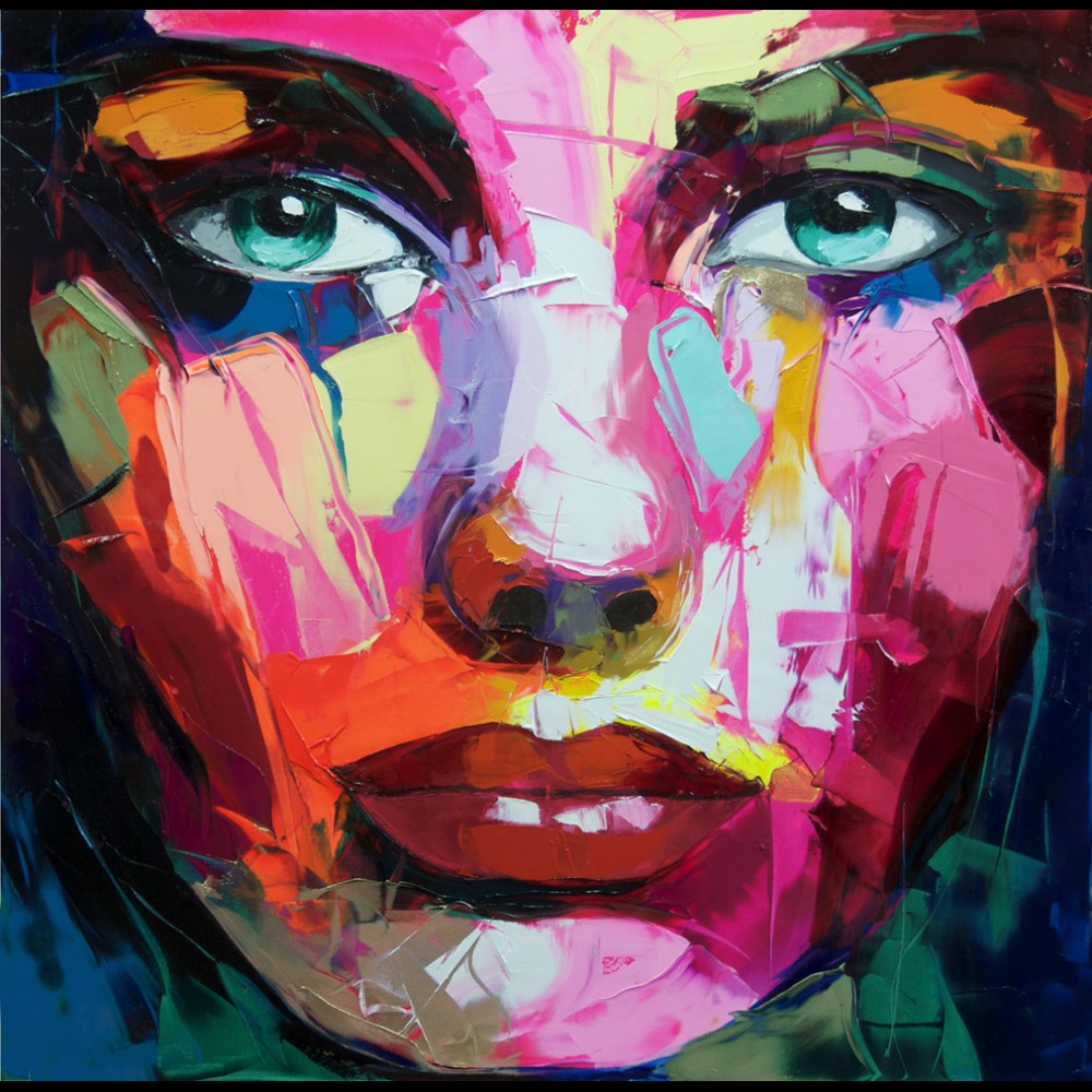 Francoise Nielly Portrait Palette Painting Expression Face203